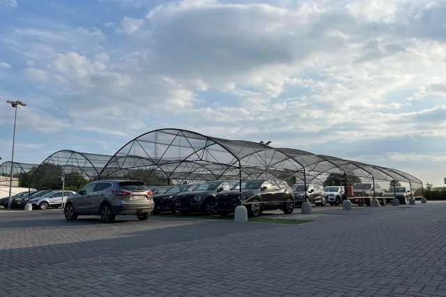 Pensilina Auto Serre antigrandine