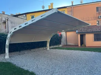 Pensilina auto ombreggiante antigrandine impermeabile