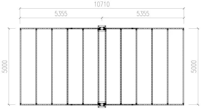 pe.tra_.park 17 - bifrontale - prospetto in pianta