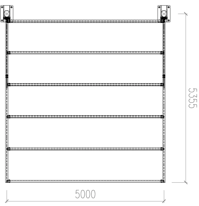 pe.tra_.park 17 - monofrontale - prospetto in pianta