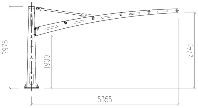 pe.tra_.park 17 - monofrontale - prospetto laterale