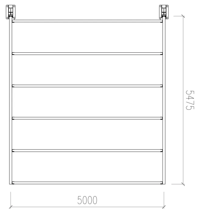 pe.tra_.park 23 - monofrontale - prospetto in pianta